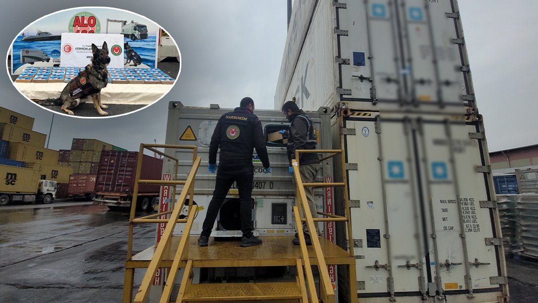 Yine Mersin limanı yine kokain: Ekvador'dan gelen gemiden paket paket çıktı