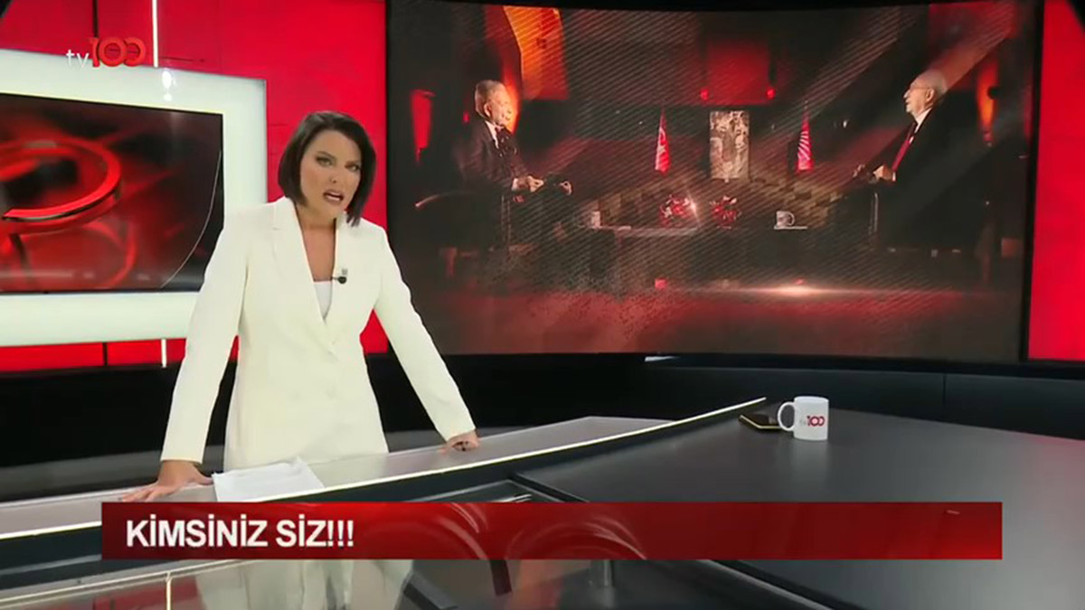 TV100 spikeri Üner'den SADAT'a: Siz kimsiniz?