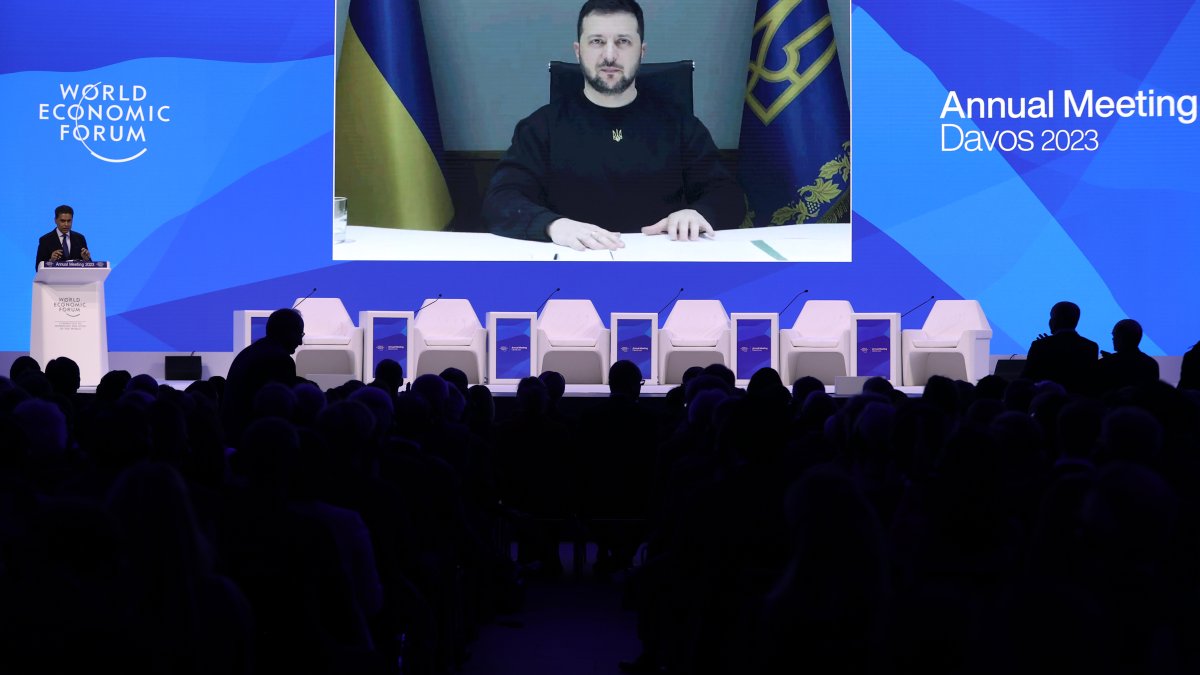 Zelenskiy'den Davos'ta tahıl koridoru vurgusu: Milyonlarca insanın hayatı kurtuldu