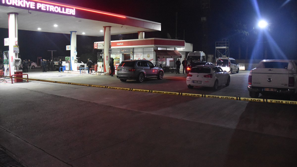 Adana'da akaryakıt istasyonuna silahlı saldırı: 1 kişi öldü