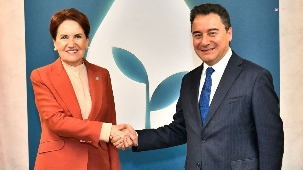 Altılı masa toplantısı öncesi Akşener'den Babacan'a ziyaret