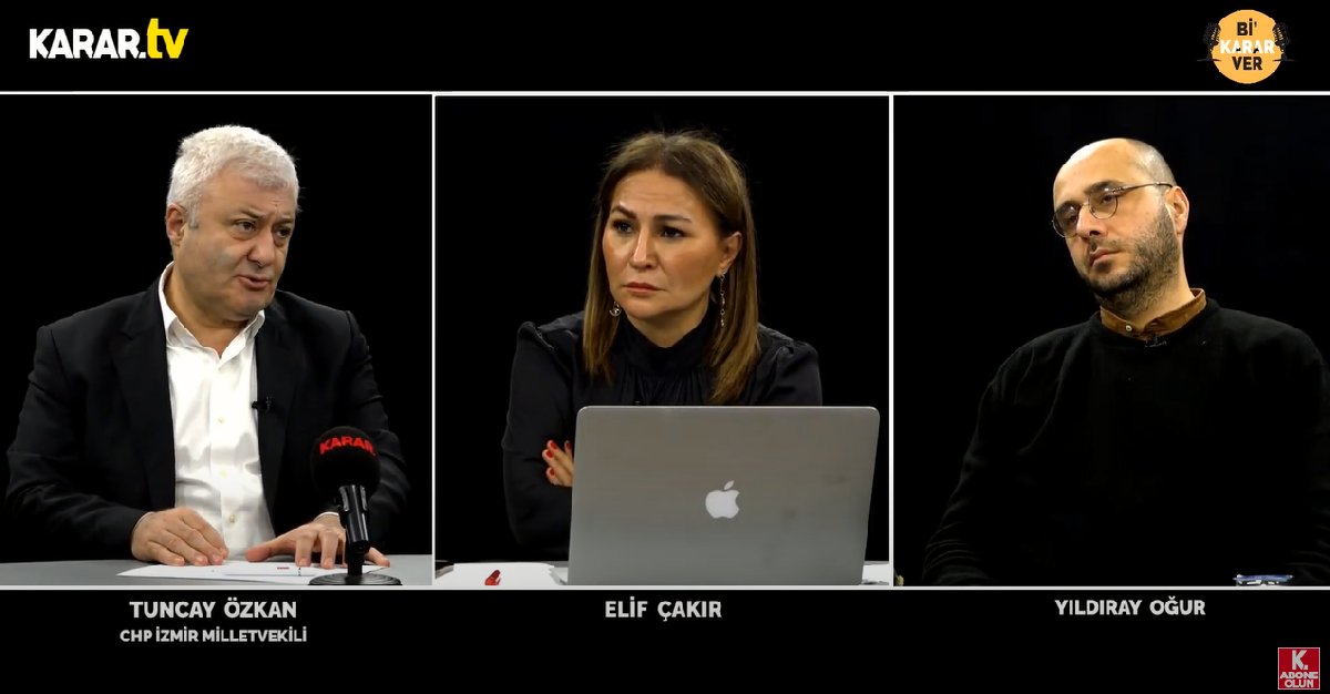 CHP'li Tuncay Özkan: Anketler Erdoğan'ın kendi oyunun yüzde 26'ya düştüğünü gösteriyor