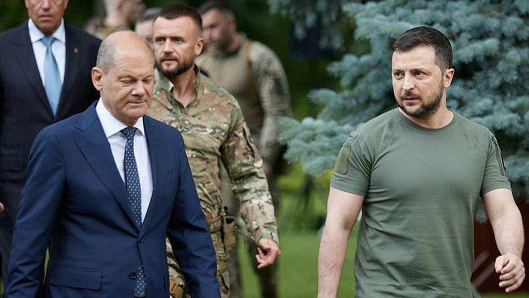 Almanya Başbakanı Scholz ve Ukrayna Devlet Başkanı Zelenskiy telefonda görüştü