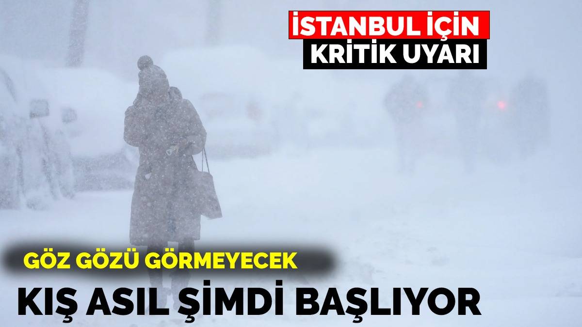 Kar yağışı şubatı beklemeden lapa lapa yağacak! İstanbul dahil o iller için son dakika uyarısı