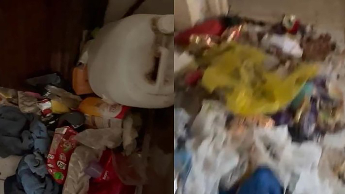 Bir çöp ev kabusu da İstanbul'dan! 3 çocuk atık dolu evde bulundu