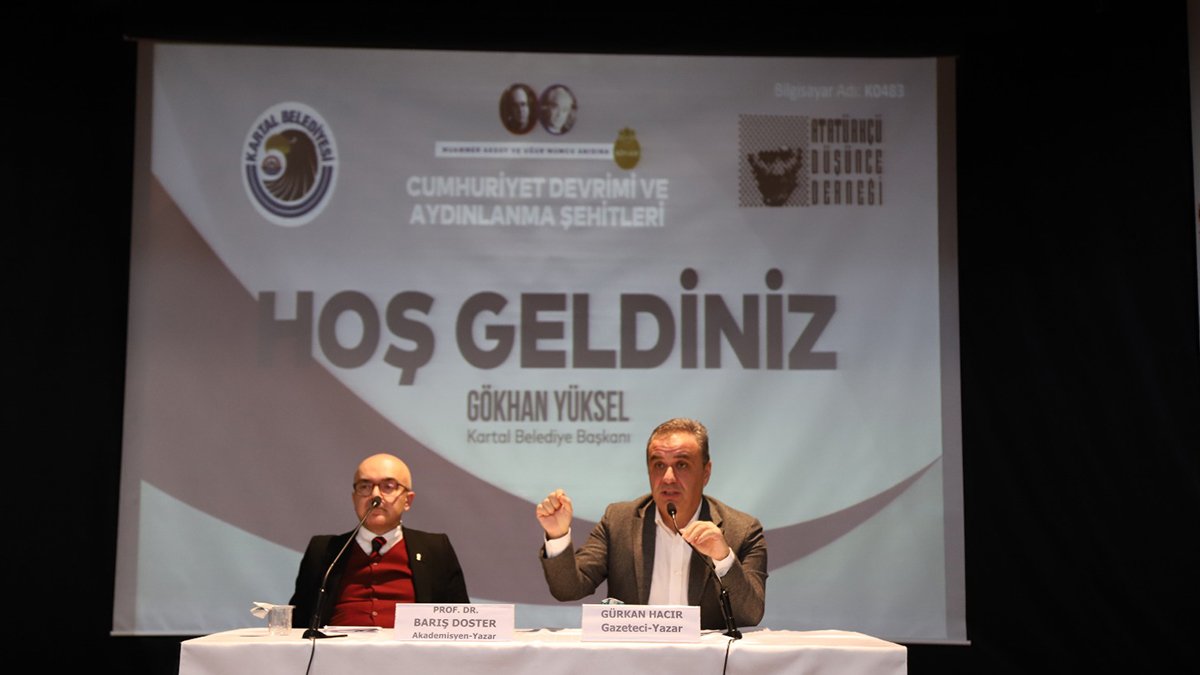 Cumhuriyet Devrimi ve Aydınlanma Şehitleri Söyleşisi Kartal’da Gerçekleştirildi