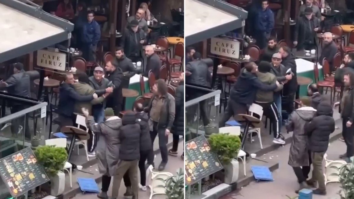 Beyoğlu'nda randevulu kavga: Palalı saldırgan etrafa korku saçtı