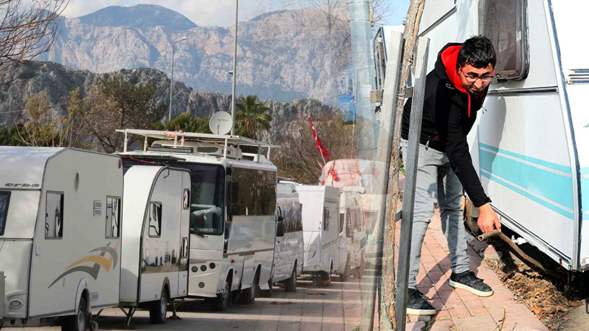 Mahalleliye evini sattıran 'karavan' işgali