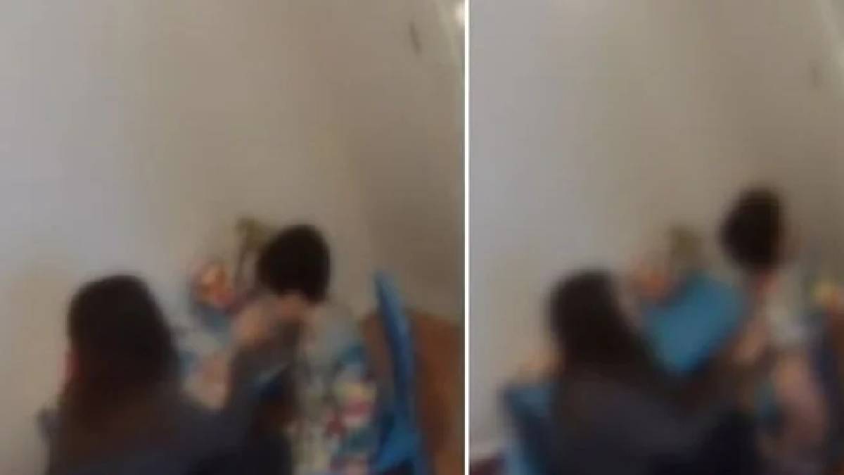 Engelli çocuğa dayak kamerada! Engelli çocuğu tekme tokat döven bakın kim çıktı? Diplomayı kasaptan mı aldın...