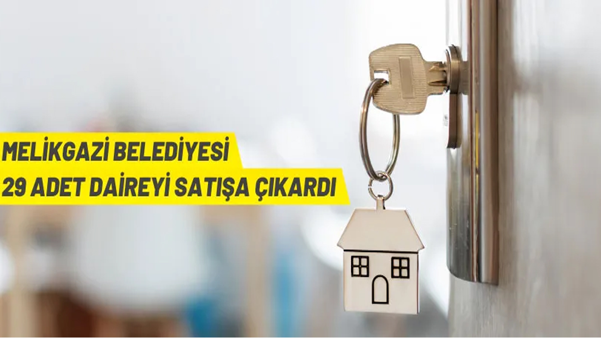 Melikgazi Belediyesi'nden satılık daireler