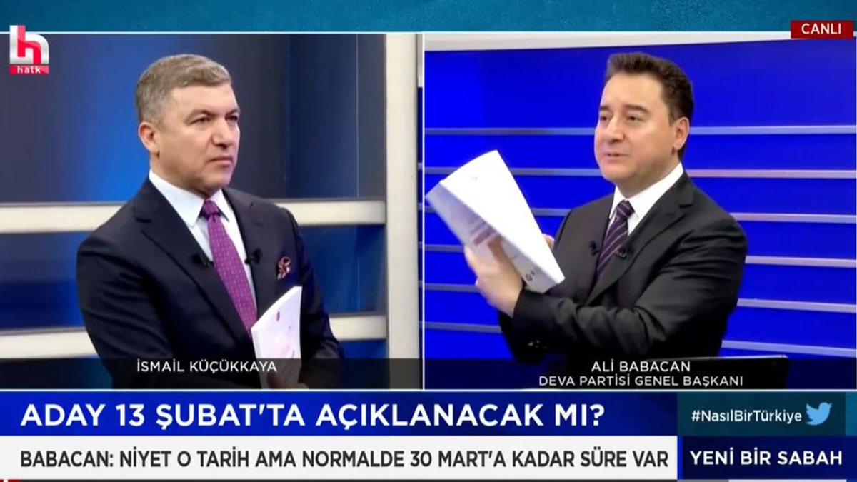 Babacan'dan Erdoğan ve Bahçeli'ye: Bizim kapı gibi metnimiz var sizinki nerede?