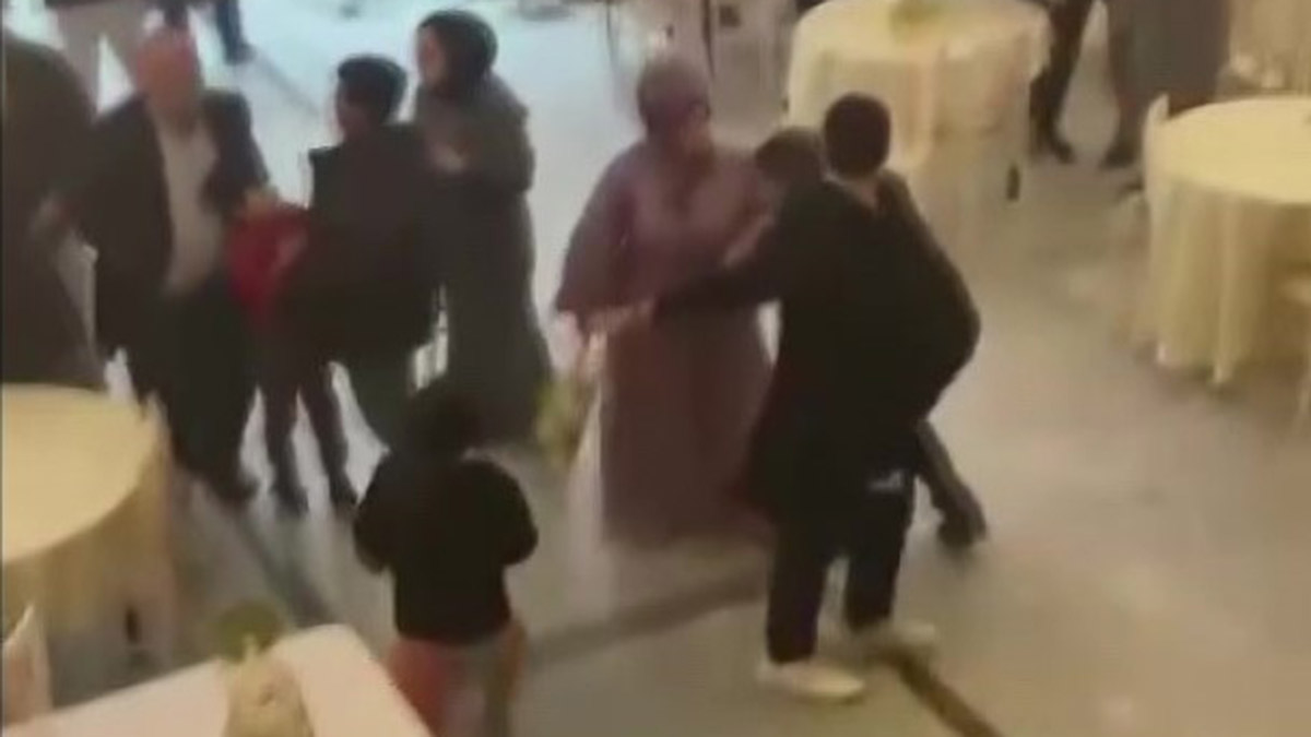 En mutlu günleri kabusa döndü! Düğün salonunda dehşete düşüren kavga