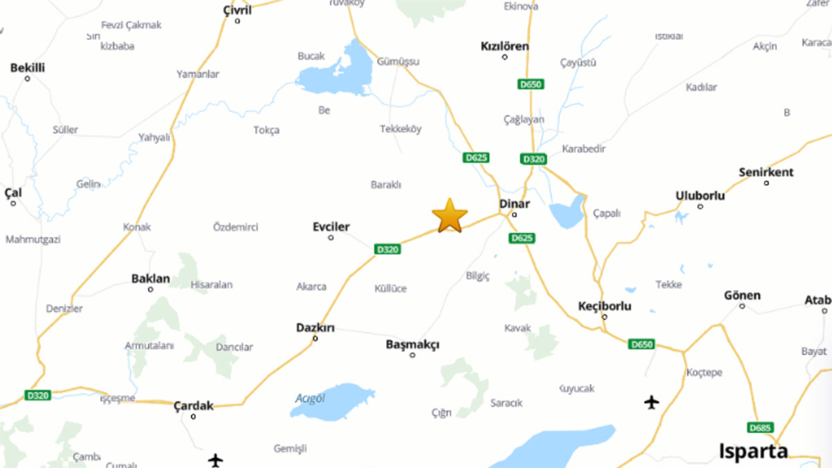 Afyonkarahisar'da deprem | Son depremler