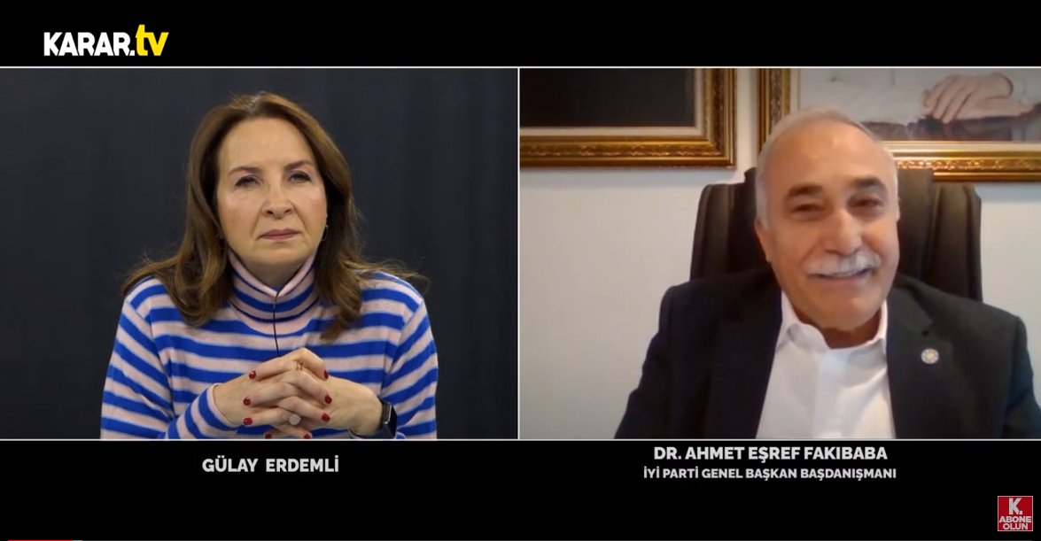 Ahmet Eşref Fakıbaba: Ortak Politikalar Mutabakat Metni cumhurbaşkanı adayından daha önemli