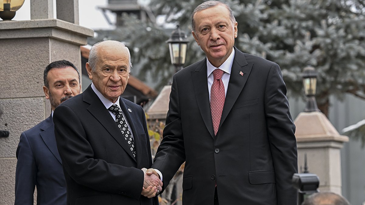 Erdoğan'dan Bahçeli'ye ziyaret