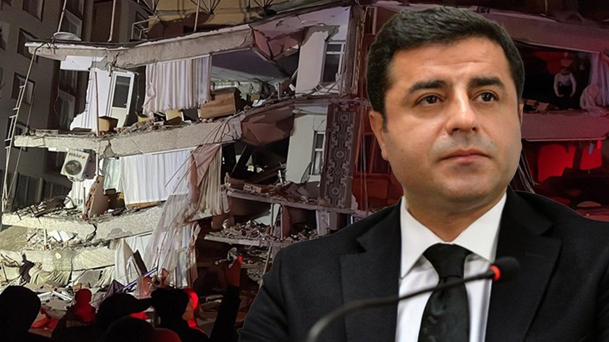 Cezaevindeki Selahattin Demirtaş'tan deprem çağrısı:  Battaniyelerimizi halkımıza göndermek istiyoruz