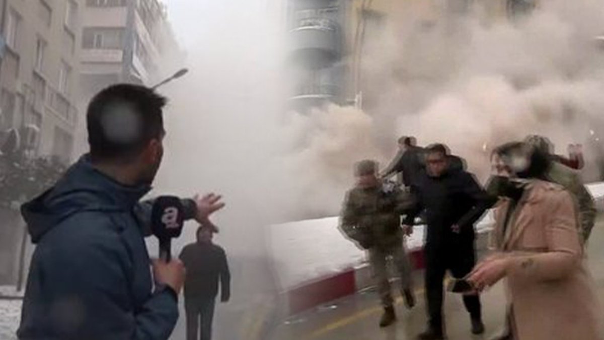 7.6'lık depreme canlı yayında yakalandı! Ölümden kıl payı kurtuldu