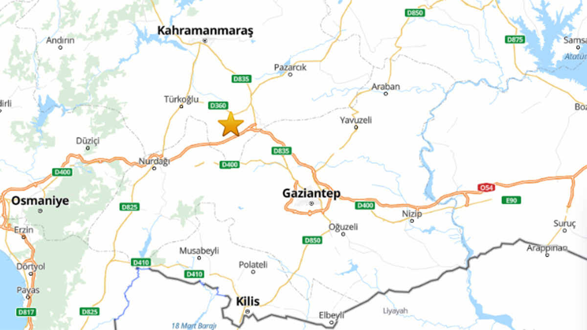 Kahramanmaraş'ta korkutan bir deprem daha