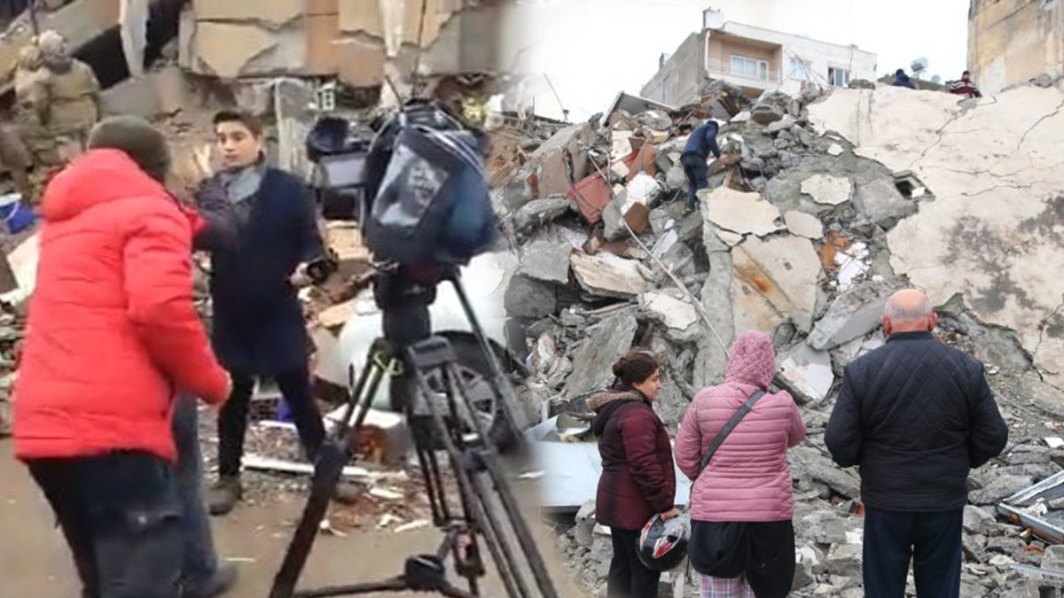 Depremzedelerden tepki: Kameralar gelmeden kurtarma çalışması yapılmıyor