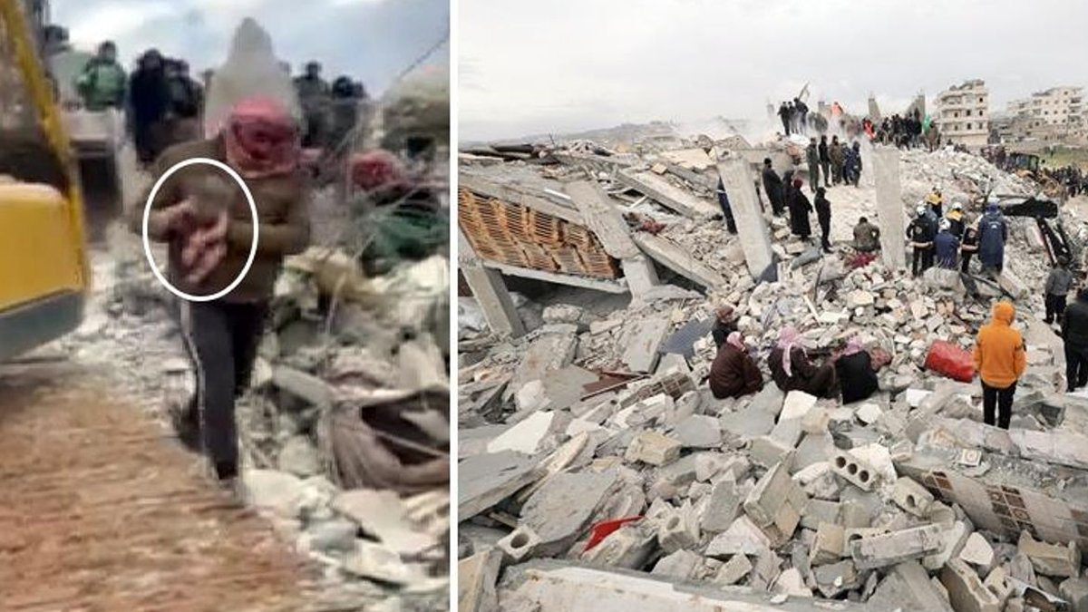 Enkaz altında mucize doğum... Anne hayatını kaybetti