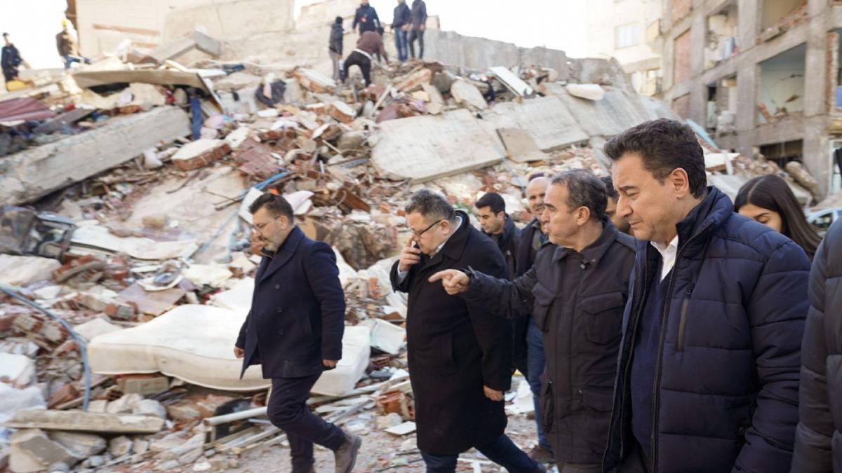 Babacan afet bölgesi Hatay'da