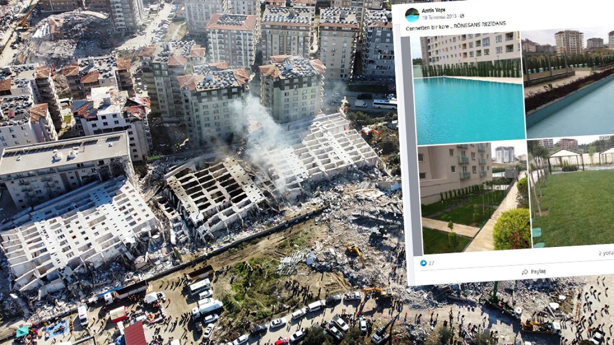 'Cennetten bir kare' diye reklamı yapılmış! 250 daireli rezidans yerle bir oldu