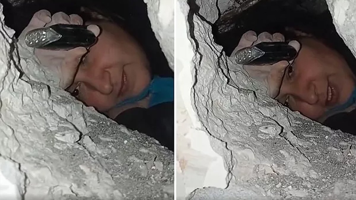 Günlerdir enkaz altında olan kadının arama kurtarma ekibine sözleri duygulandırdı