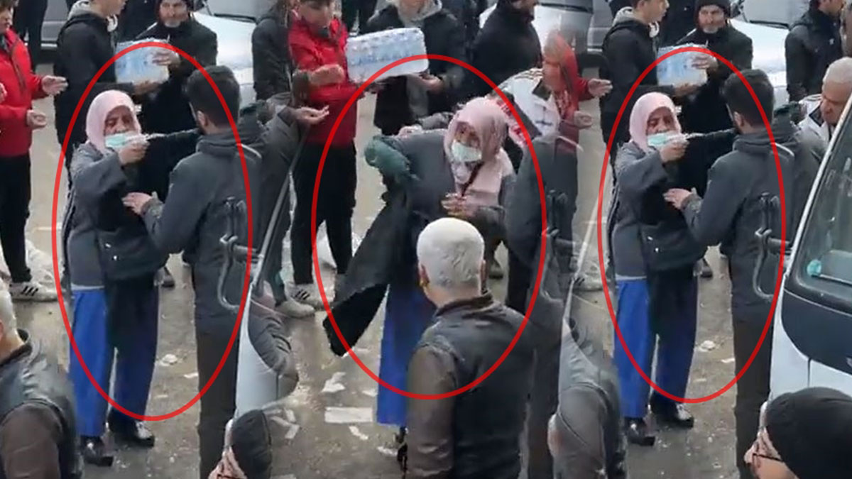 'Elimde sadece bu var' deyip üzerindeki pardösüyü bağışladı! Türkiye, depremzedeler için seferber oldu