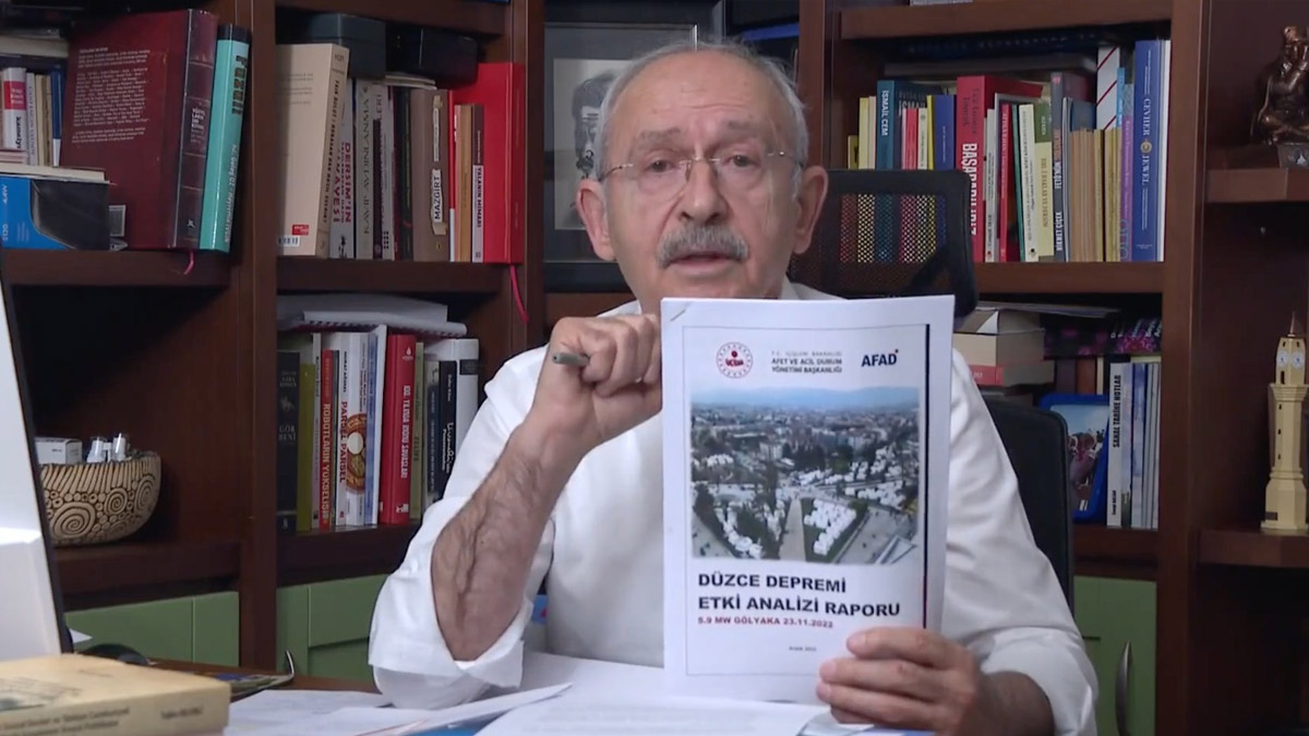 Kılıçdaroğlu AFAD'ın Düzce Depremi Analizi Raporu'yla seslendi: Bile bile göz göre göre bu riskleri aldılar