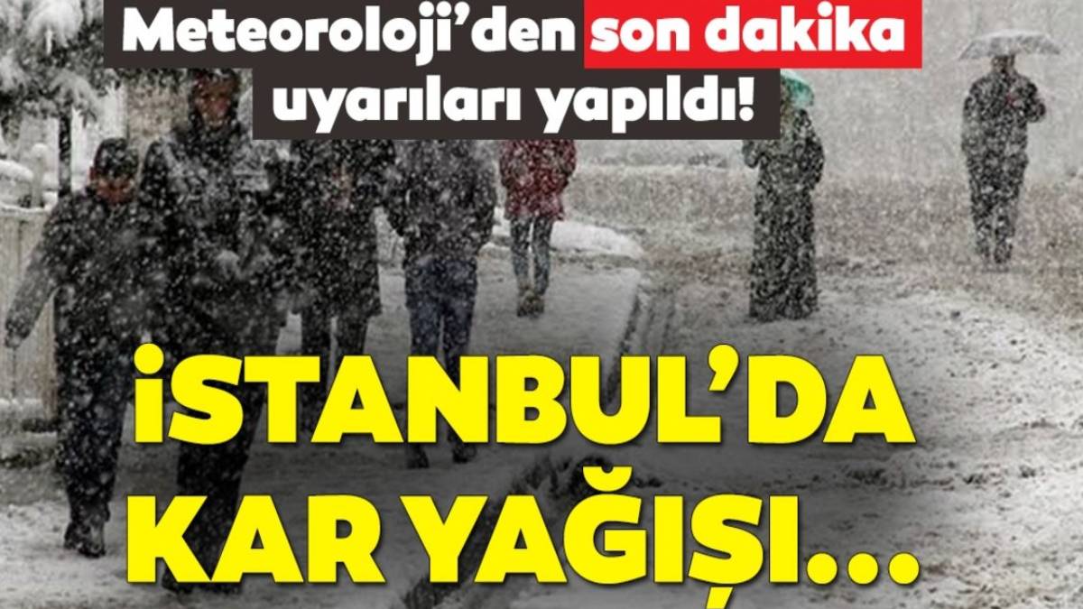 Kar Yağışı Yeniden Geliyor! O Illerde Yaşayanlar Dikkat: Meteoroloji ...