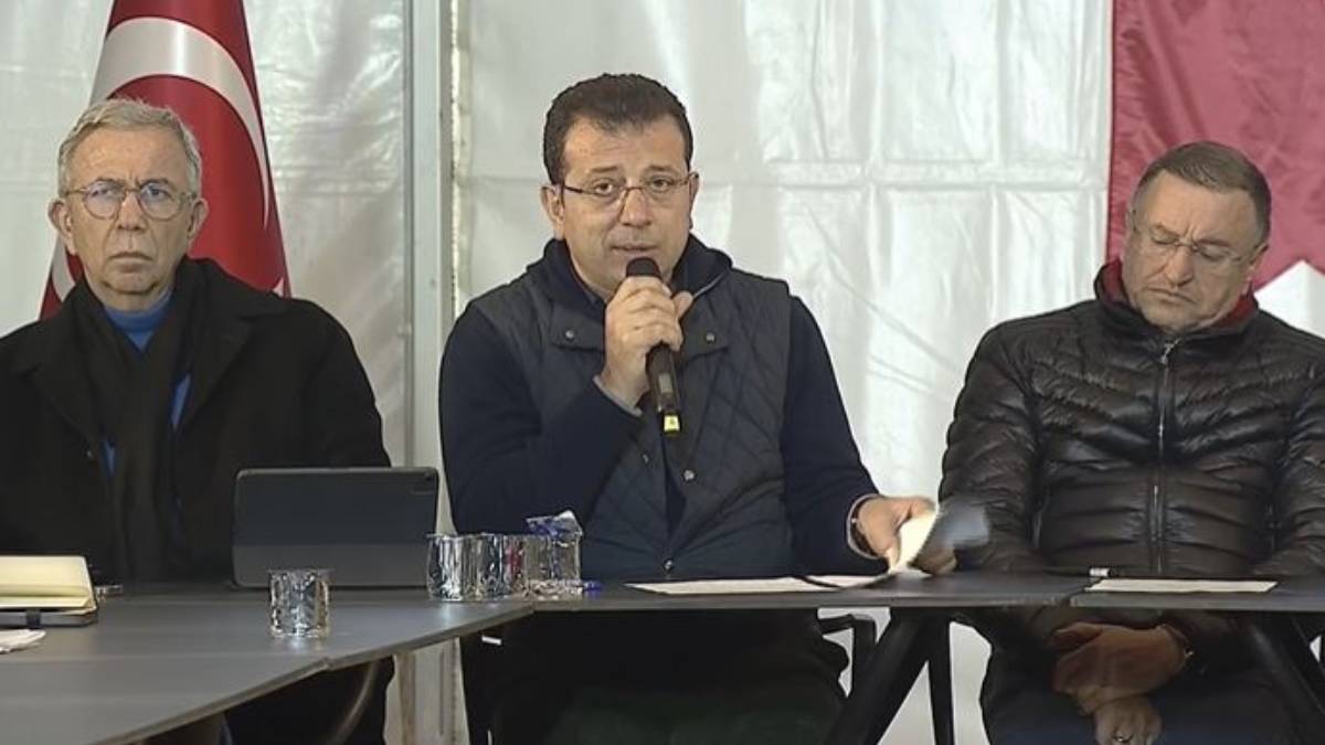 İmamoğlu: 'Asrın felaketi' mi 'asrın ihmali' mi göreceğiz