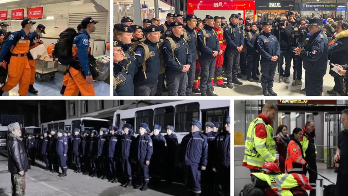 Deprem felaketinde 8. gün... 74 ülkeden 10 bine yakın personel afet bölgesinde