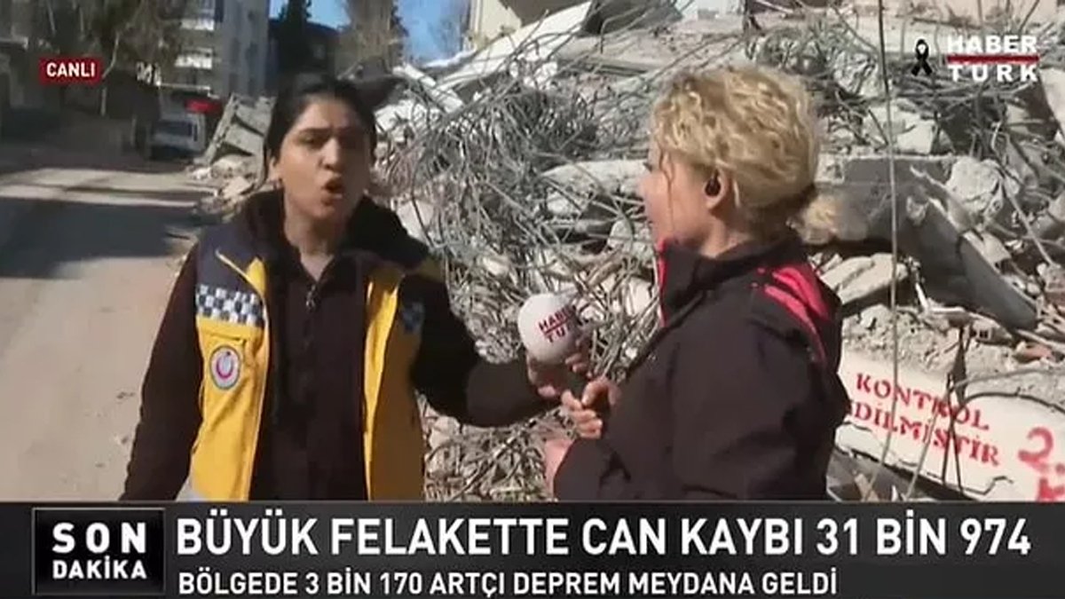 Adıyaman'daki sağlık çalışanı canlı yayında isyanını haykırdı: Bu çimentoların altında bütün Türkiye'nin kanı var