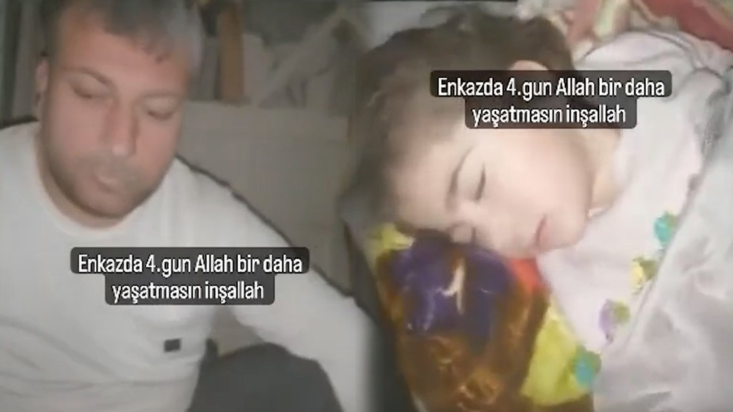 Enkaz altında dört gün: Yaşadıklarını kayıt altına aldılar