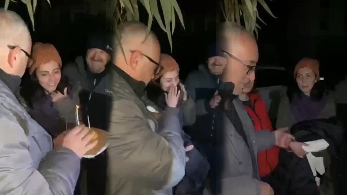 Gelecek Partisi depremzedenin doğum gününü unutmadı: Seneye evde kutlayacağız