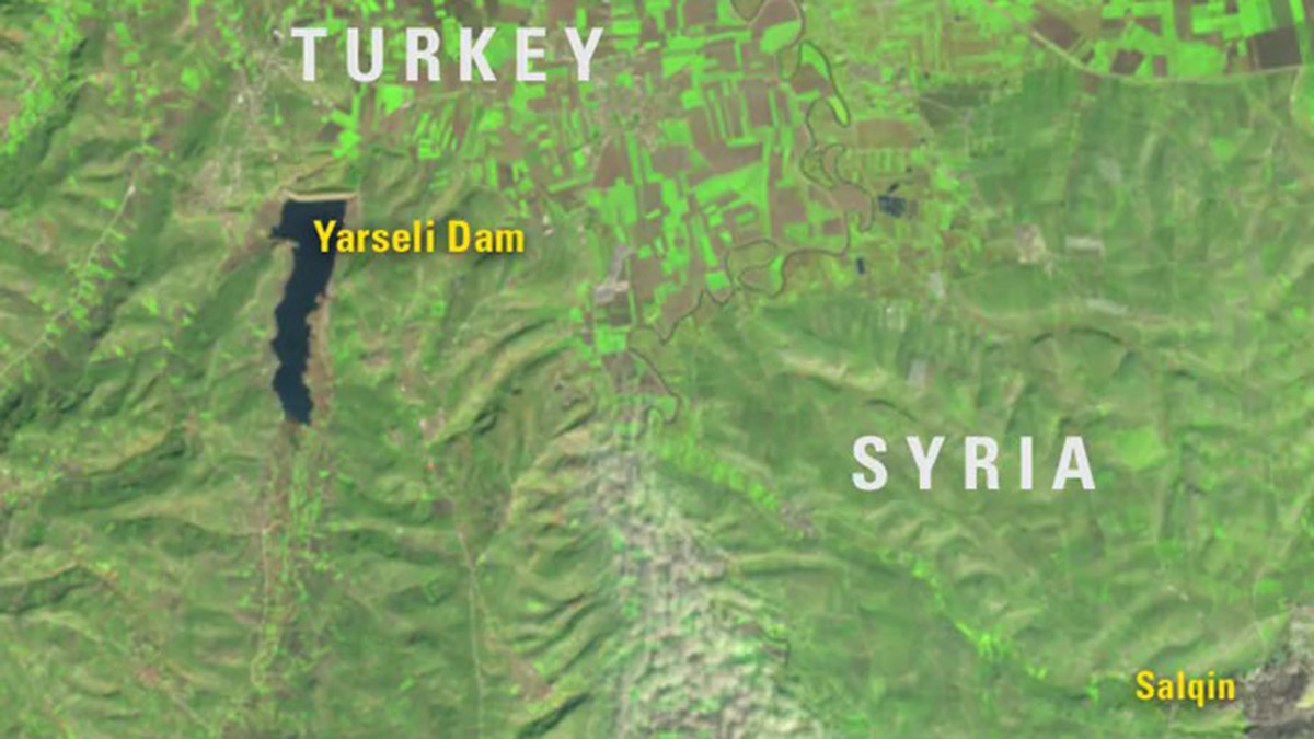 Maraş depreminde Suriye sular altında kaldı