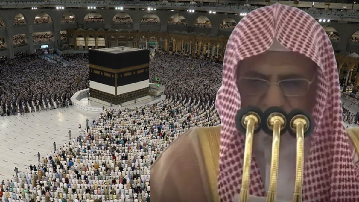 Depremzedeler için dua ediyordu: Kabe imamı gözyaşlarına hakim olamadı
