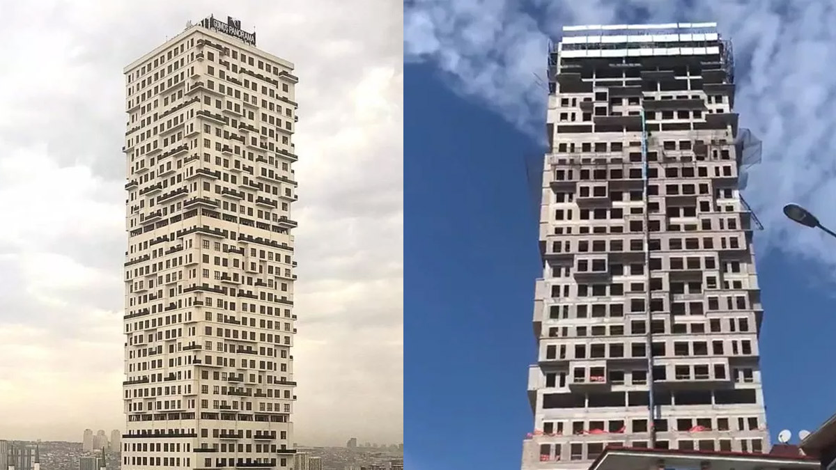 5.8'lik depremde beşik gibi sallanmıştı! Esenyurt'taki gökdelen yeniden gündem oldu