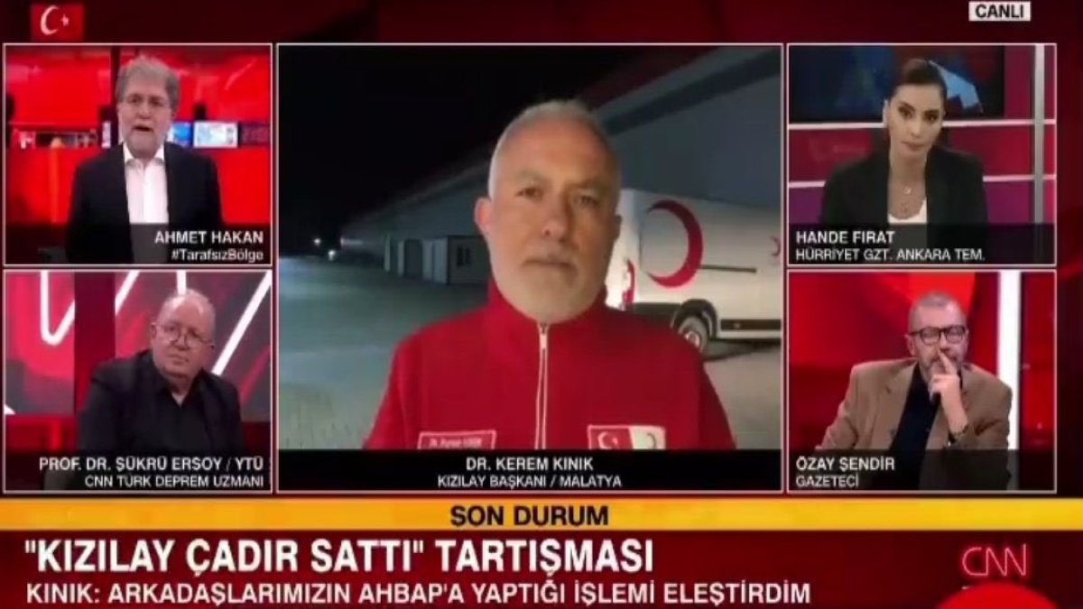 Çadır satıldığını doğrulayan Kızılay Başkanı'ndan ilginç açıklama: AHBAP'a satıldığından haberim yoktu, öğrenince eleştirdim