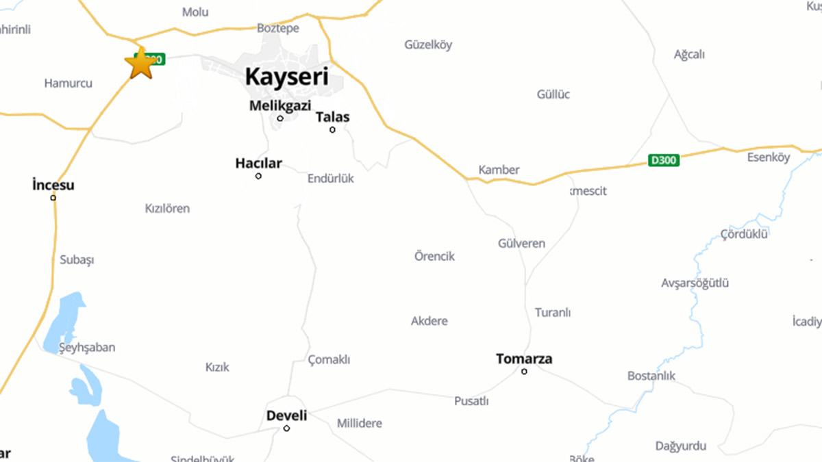 Kayseri'de peş peşe depremler | Son depremler
