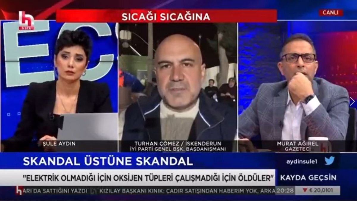 İYİ Partili Turhan Çömez'den 'Depremde jeneratörler devreye girmedi' iddiası: Solunum cihazına bağlı insanlar öldü