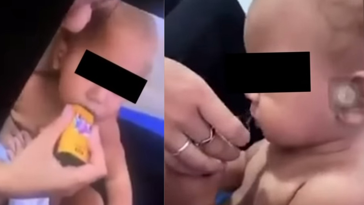 İzleyenler gözlerine inanamadı: Genç anne 11 aylık bebeğine öyle bir şey yaptı ki...