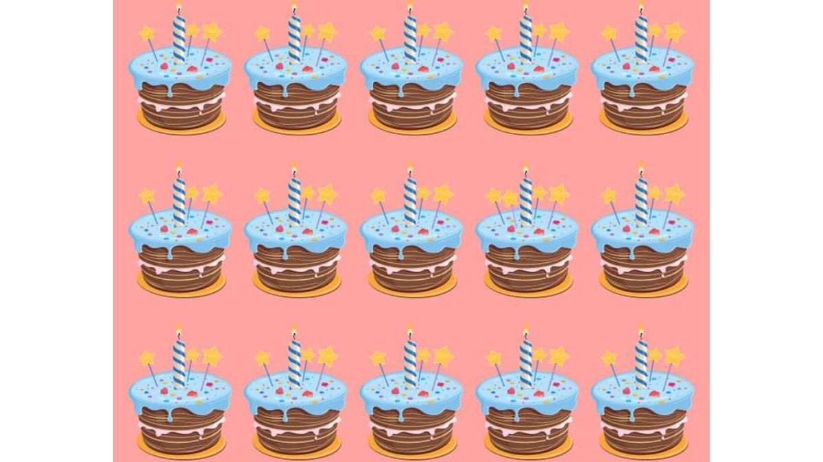 Resimdeki farklı pastayı 9 saniyede bulanların IQ'su en az 130 çıkıyor! Zeka seviyeni test et