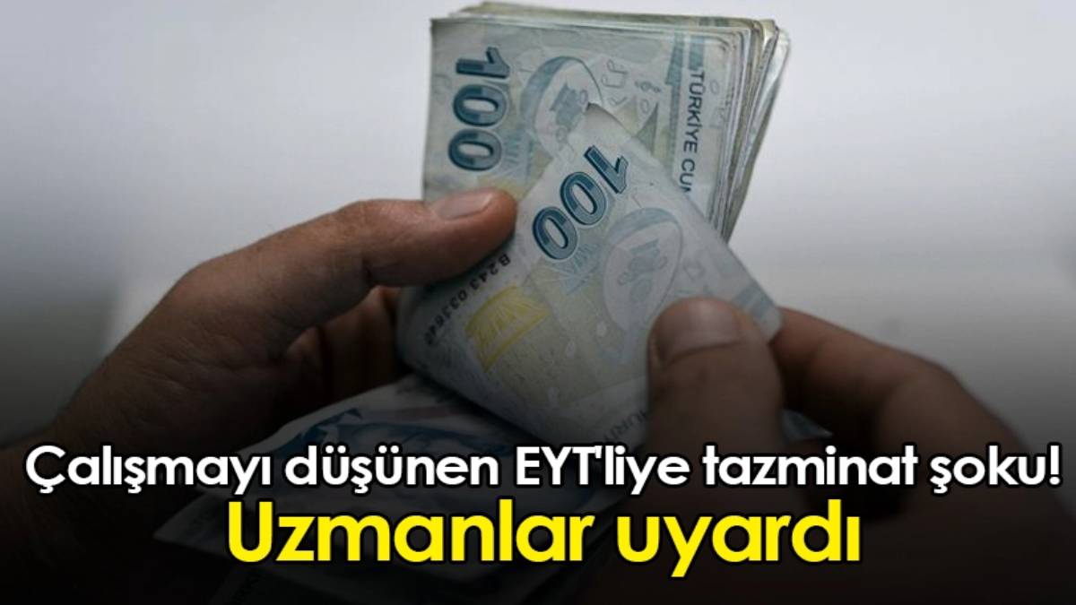 İşe geri dönecek EYT'liler yandı! Kıdem tazminatı ve 5 puanlık indirim şoku canlı yayında açıklandı