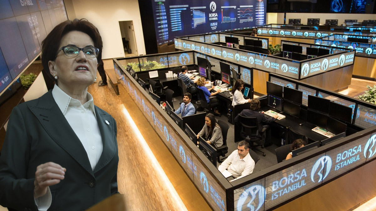 Akşener'in açıklaması sonrası piyasalar karıştı: Borsada sert düşüş