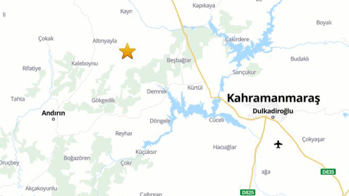 Kahramanmaraş'ta yine deprem