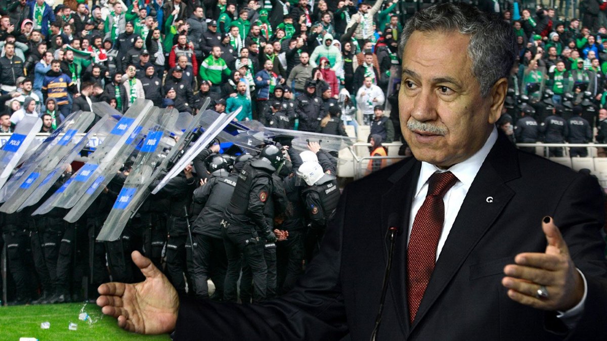 Bülent Arınç'tan Bursaspor- Amedspor maçına tepki: Tekrar edilsin
