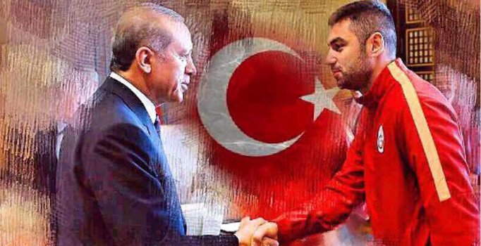 Burak Yılmaz'dan Erdoğan'a destek mesajı