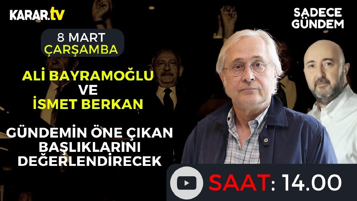 Sadece Gündem programında gündem değerlendirildi