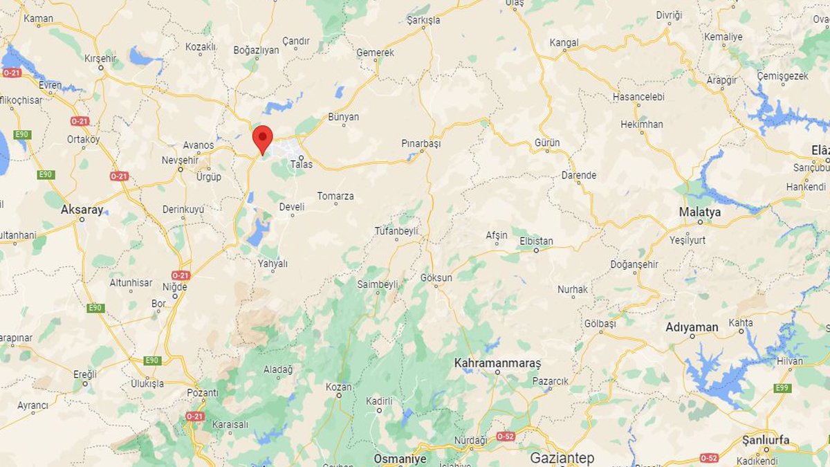 Kayseri'de 4.8 büyüklüğünde deprem | Son depremler